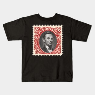 90 Cent Abraham Lincoln Stamp Kids T-Shirt